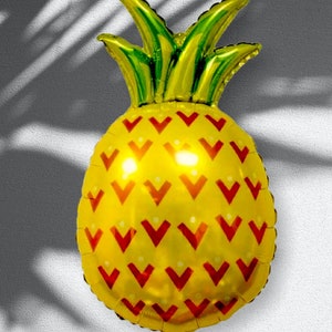 Tropical Aloha Pineapple Flamingo Hanging Banner Confetti Filled Balloons Luau Party Pack Decorations Bundle