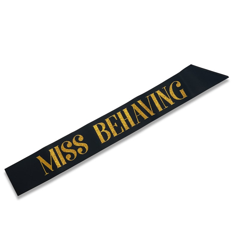 Bridal Sashes for Brides Maid of Honor Humorous Funny Wearable Wedding Bridal Party Sashes