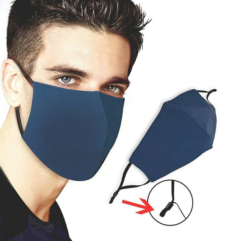 Premium Quality Reusable Washable Adjustable with Filter Insert Custom Fit Cloth Face Mask