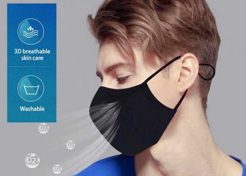 Premium Quality Reusable Washable Adjustable with Filter Insert Custom Fit Cloth Face Mask