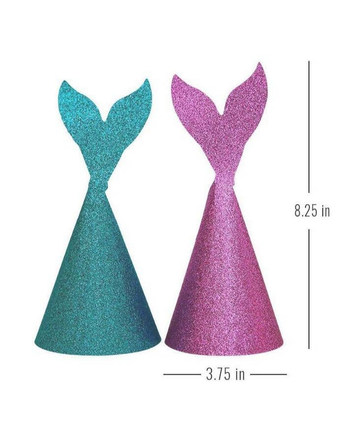 Happy Birthday Little Mermaid Under the Sea Theme Party Girl Birthday Purple Bundle Balloons Pom Poms Variety Party Pack Table Decorations