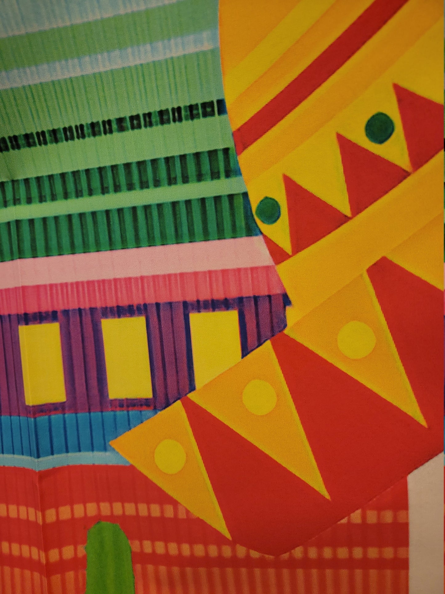 5' x 7' Fiesta Bright Multi Colors Backdrop Photo Booth Background Hanging Vinyl Backdrop
