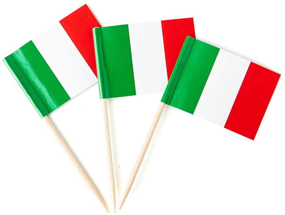 25 PCS Mini Flag Picks for Cupcakes DIY Projects Horderves Cocktails Toothpick Decoration