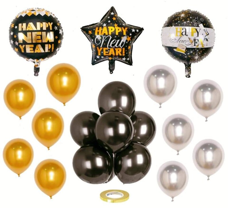 New Years Party Balloon Bundle