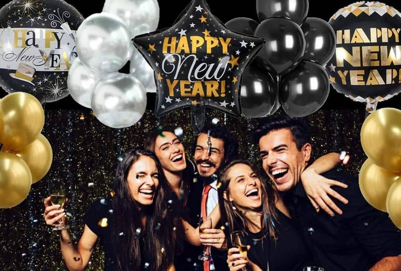 New Years Party Balloon Bundle