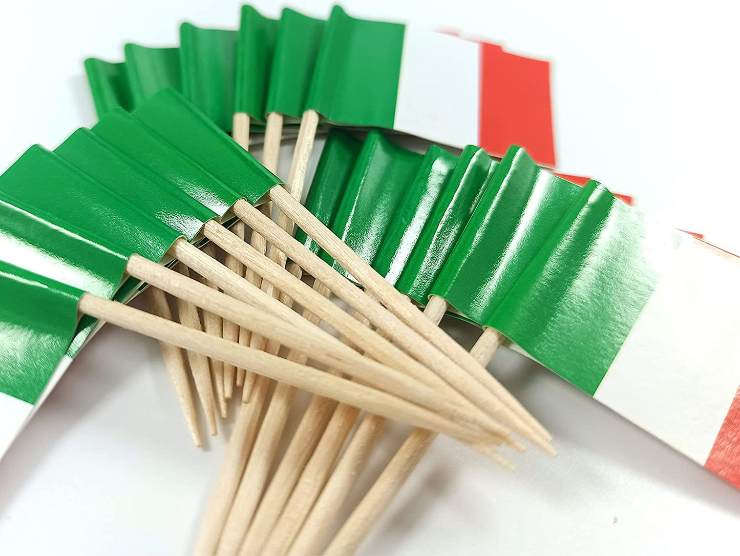 25 PCS Mini Flag Picks for Cupcakes DIY Projects Horderves Cocktails Toothpick Decoration